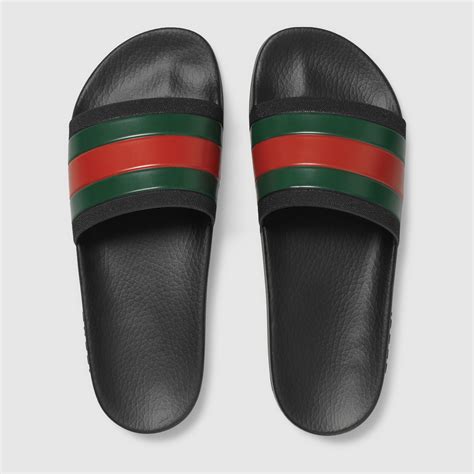 gucci men rubber slide|gucci rubber slide dupes.